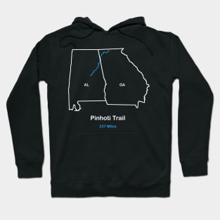 Route Map of the Pinhoti Trail Hoodie